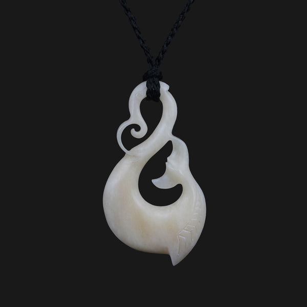 Traditional Style Bone Carving Maori Manaia Necklace